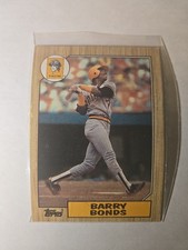 1987 Topps Barry Bonds #320 MISPRINT/ERROR Rookie Pittsburgh Pirates RC 