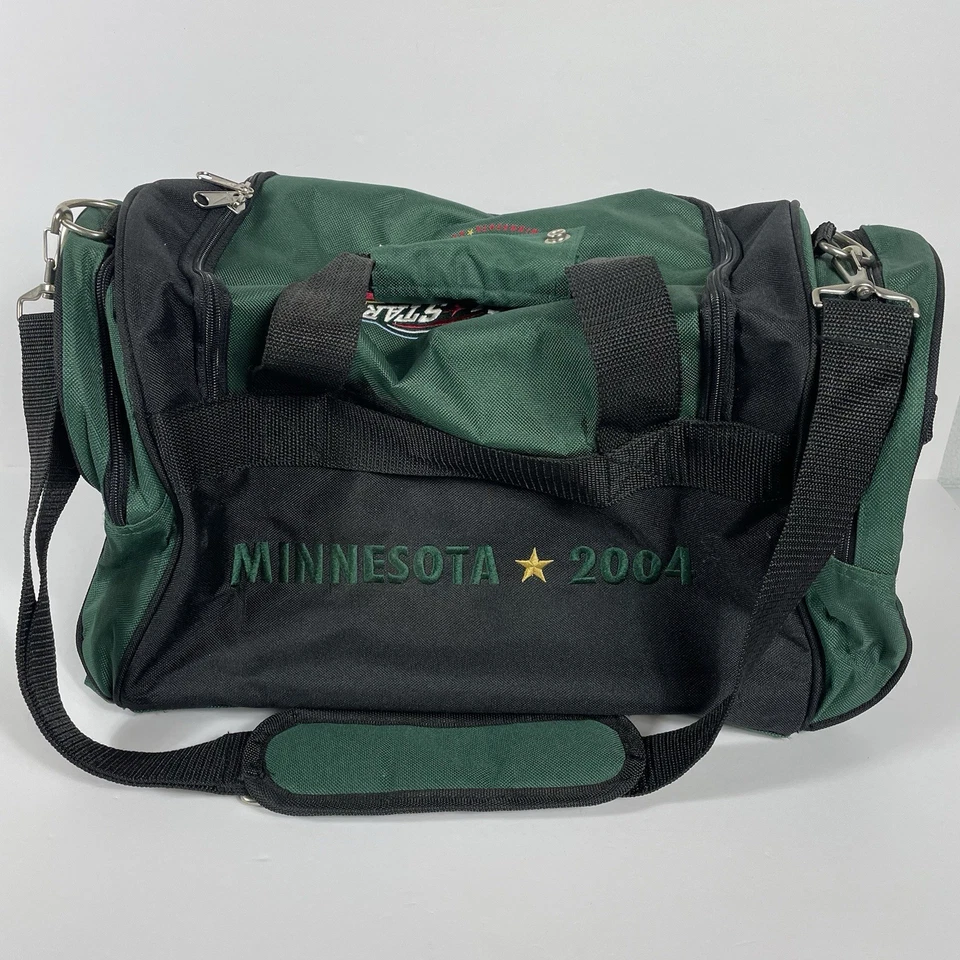 Bolso de Lona Nike NHL All-Star Game 2004 Minnesota Verde Negro Foto 3 de 4