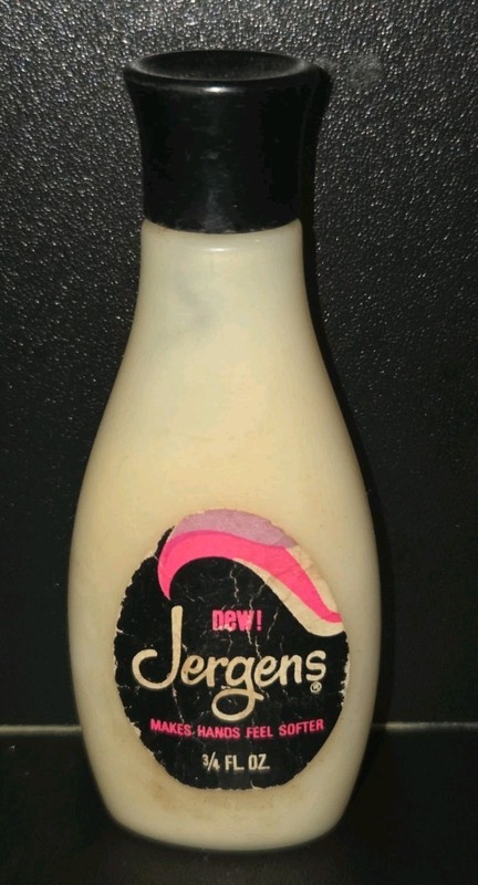 Vintage JERGENS Lotion Original 3/4 FL OZ travel sample bottle