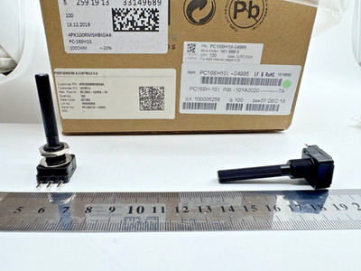 3 Pcs PC16SH10-IP06-101A2020 PIHER Potentiometer 100 Ω  1 Turn PCB 20% Linear