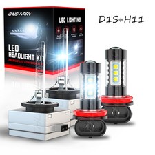 Hid Headlight Bulbsled Fog Light For Mini Cooper 2011-2017 Hilow Beam 4x 6000k