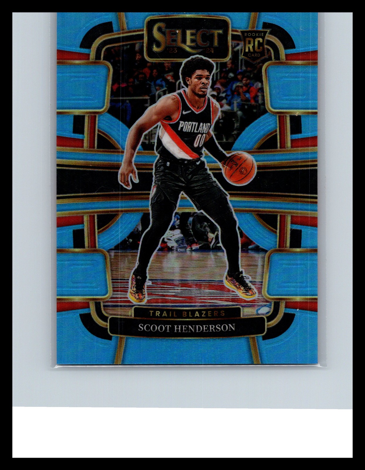 2023-24 Panini Select #77 Scoot Henderson Light Blue Prizm #/299 RC ROOKIE