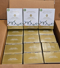 Bulk 15 Boxes Wondershop LED Micro String Holiday Lights Multicolor 100 Lights