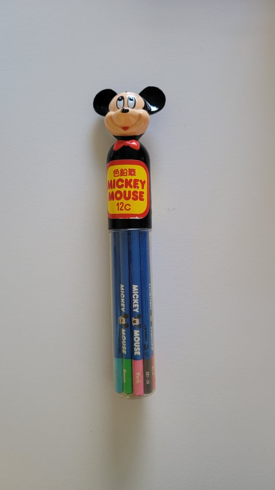 Vintage Mitsubishi Licensed Mickey Mouse Colored Pencils