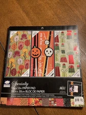 Scrapbook Speciality Seasonal Paper  Pad 12 x 12 , 24 Patterns