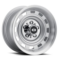 15 Vision 54 Cheyenne Silver Machined Lip 15x10 Wheel 5x5 5x127 -12mm Rim