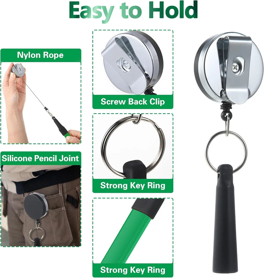 Lápices de carpintero 14 piezas, 7 pulgadas planos octogonales duros negros construcción para carpintería Foto 4 de 4