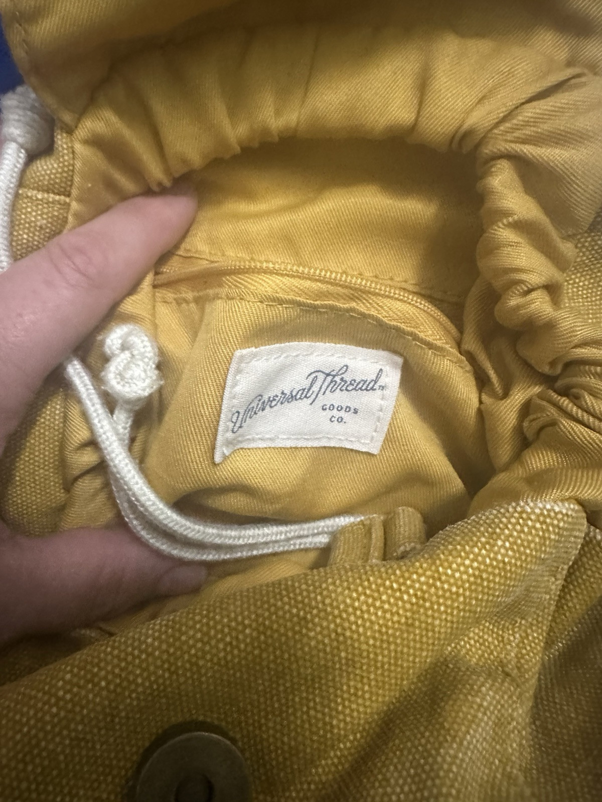 Universal Threads Distressed Canvas Small Backpack - image 5