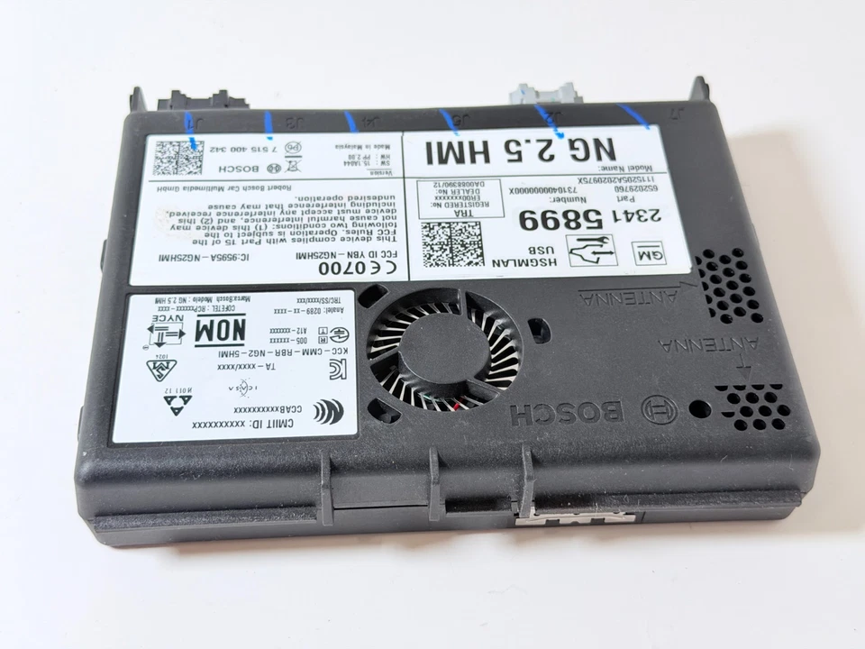 2016 CHEVROLET IMPALA HMI HUMAN INTERFACE CONTROL MODULE OEM 23415899 - Image 4 of 4