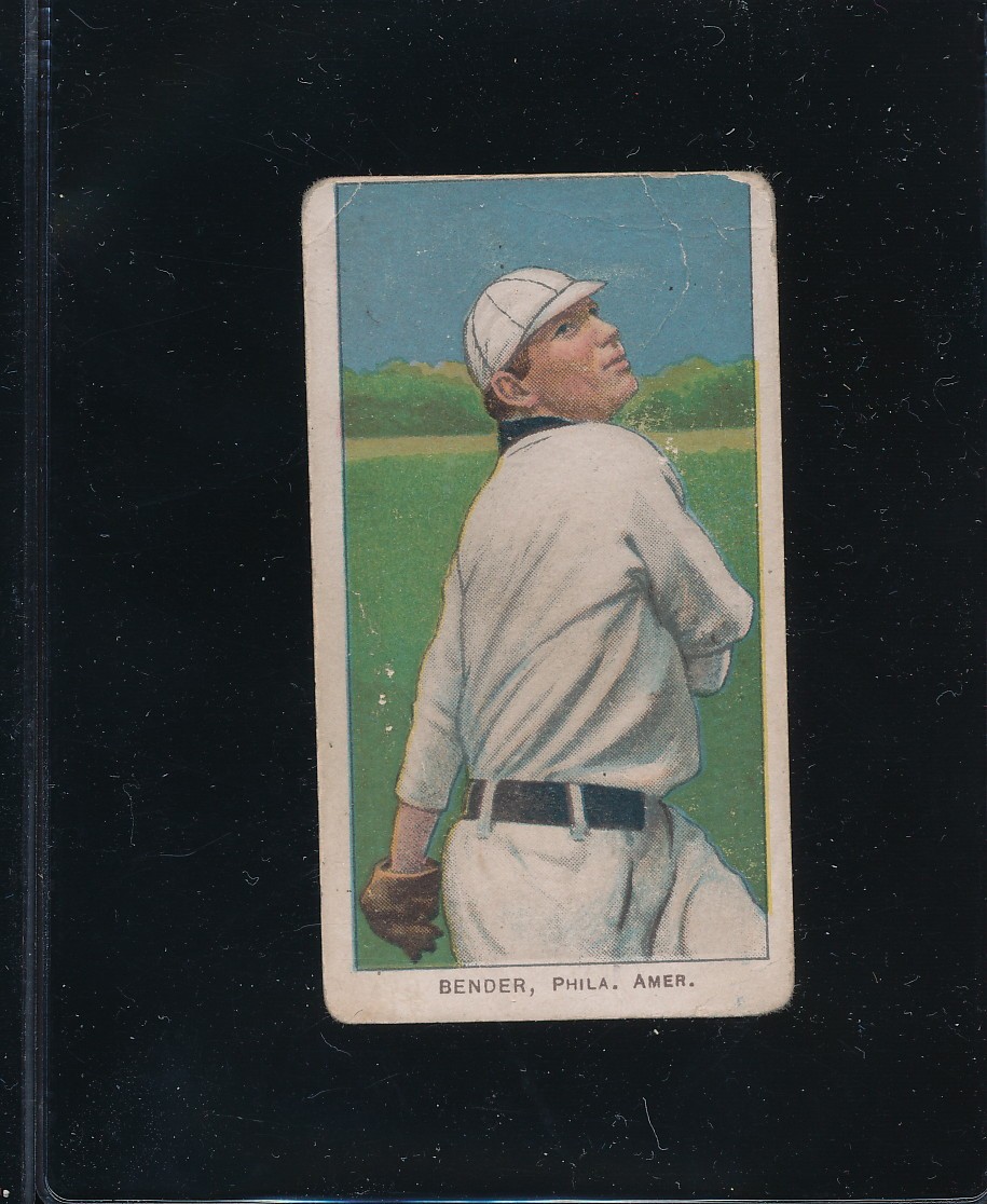 T206 Sweet Caporal 350/30 Chief Bender (Trees in Background) - A's - Gd - D5929