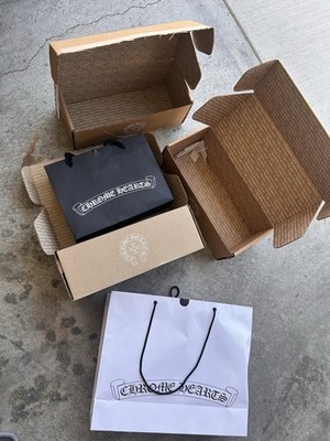Chrome Hearts Box/Shopping Bag lot 5items No packing paper.