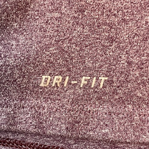 Nike Women's Shirt Large Running Dri Fit Quarter Zip Long Sleeve Element Mauve - Picture 7 of 18