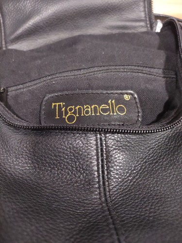Tignanello schwarz Leder Rucksack Tagesrucksack Handtasche verstellbare Riemen ++- SCHÖN!!! - Bild 6 von 10
