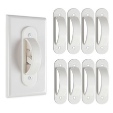 Wall Switch Guards 8 Pack - Child Safety Light Covers, White, Prevent Accidents