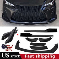 Front Bumper Lip Chin Spoiler Body Kit Splitter Side Skirt FOR LEXUS IS200T I