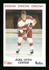 1984-85 Moncton Golden Flames AHL 10 Joel Otto BXCP48