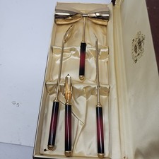 Herramientas de barman de cócteles vintage Evans de 4 piezas mediados de siglo