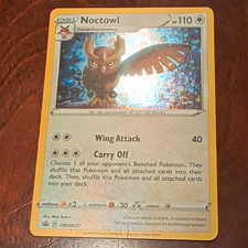 Pokemon TCG Noctowl SWSH027 SWSH Promo Cards Holo Promo Stage 1 110 HP Eng 2020