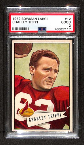 Charley Trippi #12 1952 Bowman Large card