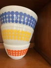 Pyrex Dot Bowls 1,2&3
