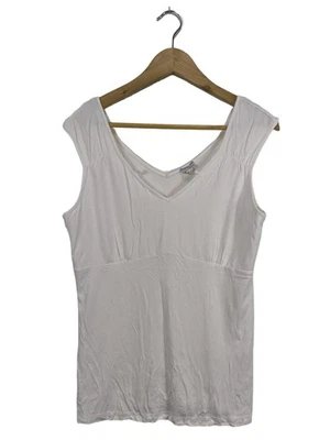 HEINE Haut basique Dames Top T EU 40 blanc style décontracté - Photo 1/4