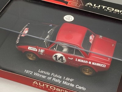 AUTOART LANCIA FULVIA HF 1° RALLY MONTE CARLO 1972 13551 SLOT CAR 1:32