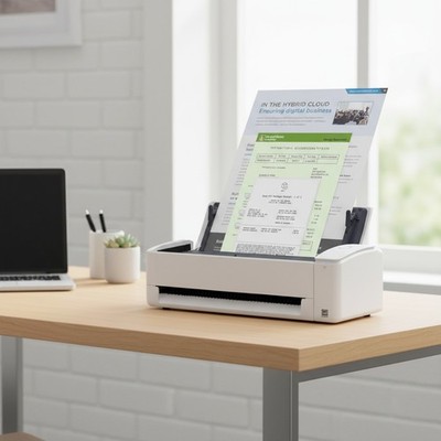 High-Resolution iX1300 Scanner   Effortless Double-Sided Document & Photo Scans