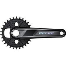 Shimano FC-M6100 Deore 12-speed 52mm Chainline Chainset - Black  32 teeth 175 mm