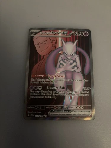 Pokémon TCG - Team Rockets Mewtwo EX 213/182 Destined Rivals - Ultra Rare - NM