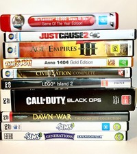 Pick from 10 Windows PC Computer Games - CIB DVD & Discs Boxes W/ Discounts