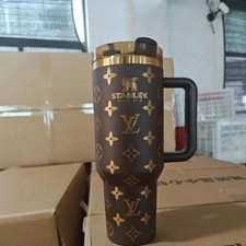 2026 Autumn Large Capacity Water 40 Oz Cup Handle Straw Insulated Bottle Mug