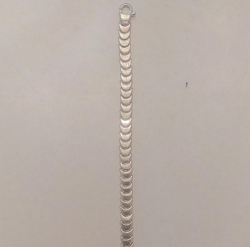 Sterling Silver Bracelet 7.5" Inch (15.4 Grams) - Picture 2 of 3