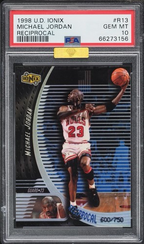 Michael Jordan #R13 1998 Upper Deck Ionix Reciprocal card