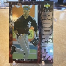 Michael Jordan White Sox 1994 Upper Deck Star Rookies RC Baseball #19
