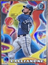 Topps 2025 Bowman Chrome Melt Mashers Jac Caglianone #MM-24 Royals Insert