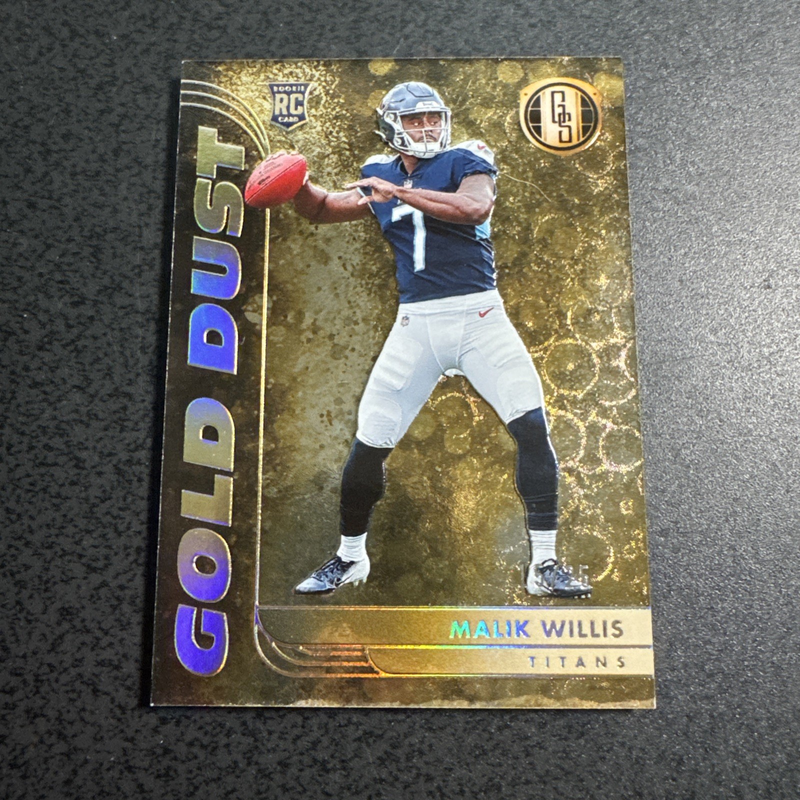 Malik Willis Panini Gold Standard Gold Dust #GD12 Base