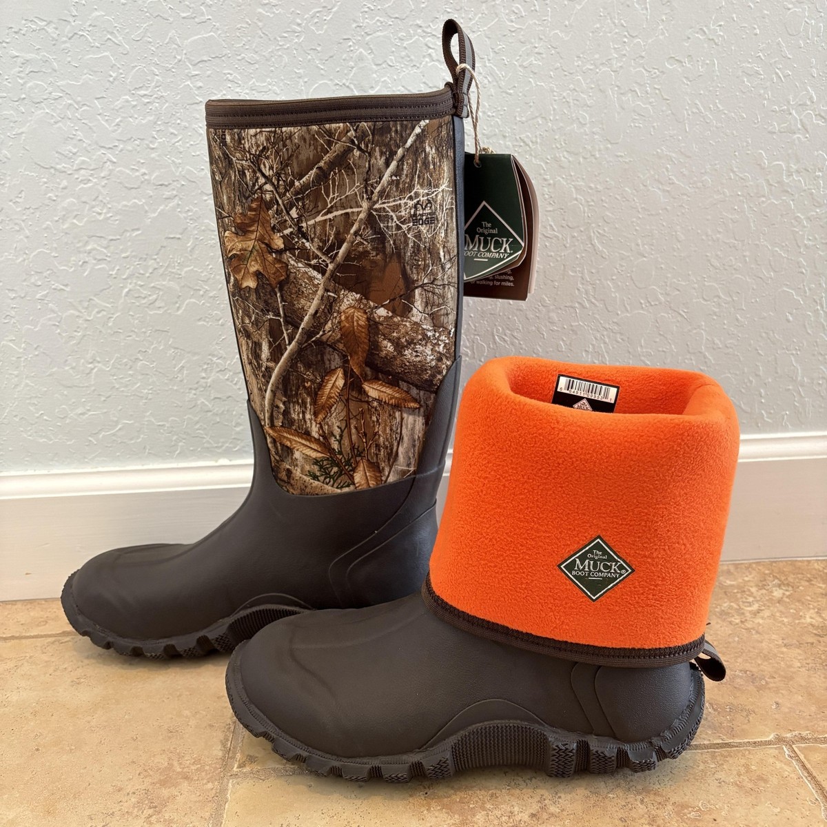 Muck Boot Company Boots Mens Size 7 Fieldblazer Classic Fleece Hunting Camo NEW Muck Boots Men main image 3