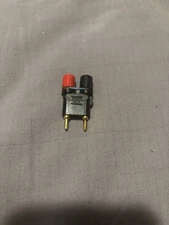 POMONA 1286 DOUBLE BANANA PLUG WITH BINDING POSTS