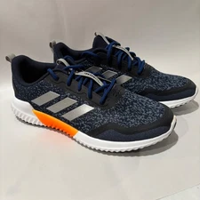 Adidas Edge Runner Legend Ink/Silver Metallic-Solar Orange EE9049 Men's size 11