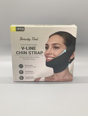 V-Line Lifting Mask Chin Strap   Post Workout Jawline Support Medium M