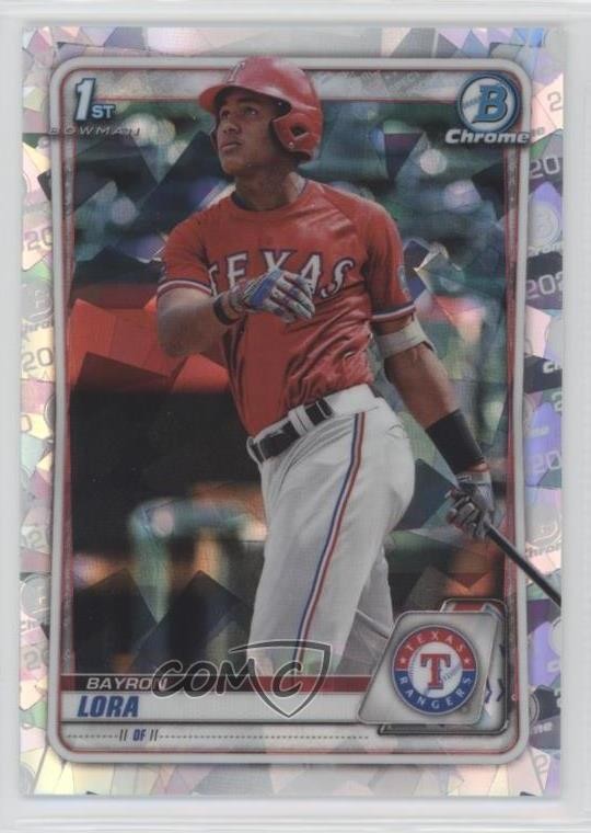 2020 Bowman Chrome Prospects Atomic Refractor Bayron Lora #BCP-52 0p45