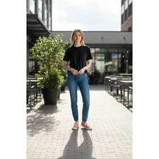 Vionic Beach Stinson Coral Pink Canvas Lace Up Sneakers Women's Size 7.5