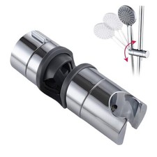 Shower Head Holder for Slide Bar,Adjustable Shower Bracket Holder for Slide