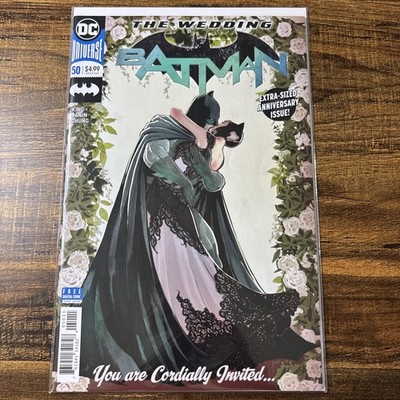 Batman 50 DC Comic Rebirth Wedding of Bruce Wayne & Selina Kyle Catwoman 2018