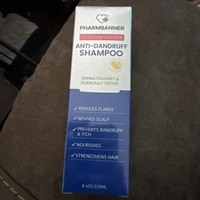 Pharmbanner Anti-Dandruff Shampoo With Selenium Sulfide For All Hair Types 8.4oz