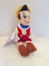 Vintage Disney Store - Pinocchio Pinocchio - Bean Bag Plush 8" With Tag
