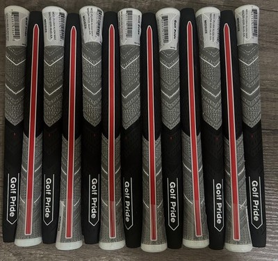 13x MCC Plus 4 +4 Align MAX Golf Club Grips MIDSIZE Multicompound Black/Grey