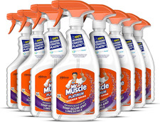 Mr Muscle Platinum Shower Shine Spray, Bathroom Cleaner Pack of 6 6 X 750Ml 5.53 per litre