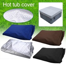 Oxford Fabric Hot Tub Spa Cover Outdoor Waterproof Dust Protector Square