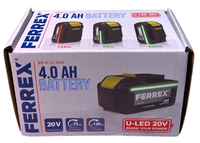 Activ Energy Li-Ion Akku 20V, 4,0Ah, Mit Led, FüR Ferrex Werkzeuge, Neu&Ovp